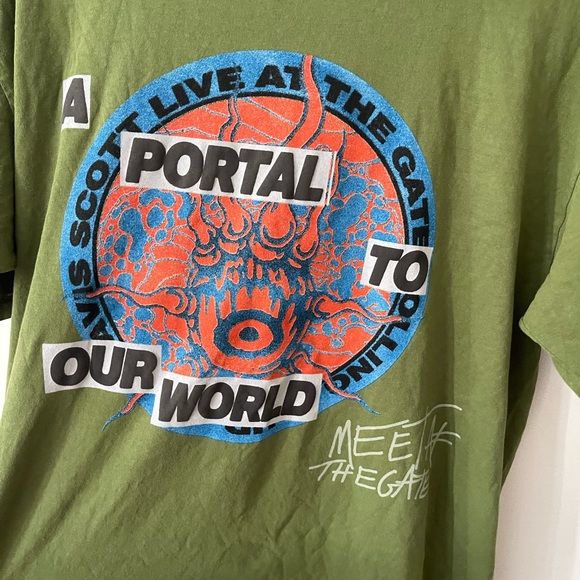Travis Scott Rolling Loud NYC Merch T-Shirt Utopia A Portal To our World Jack - Picture 3 of 5